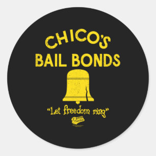 Bad News Bears Chicos Bail Bonds Runder Aufkleber