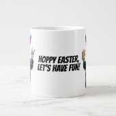Bad Oaster Bunny! Hoppy Ostern, Lass's Have Fun! Jumbo-Tasse (Vorderseite)