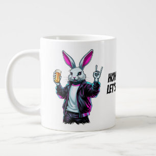 Bad Oaster Bunny! Hoppy Ostern, Lass's Have Fun! Jumbo-Tasse