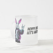 Bad Oaster Bunny! Hoppy Ostern, Lass's Have Fun! Mattglastasse (Vorderseite Links)