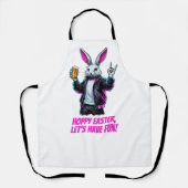 Bad Oaster Bunny! Hoppy Ostern, Lass's Have Fun! Schürze (Vorderseite)