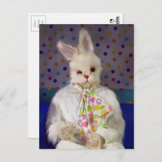 Bad Oaster Bunny Postkarte (Vorne/Hinten)