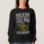 Bad Old Man Construction Workers & Construction S Sweatshirt (Vorderseite)