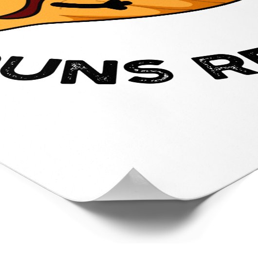 Bad Oyster Puns wirklich Shuck Funny Food Puff Poster (Ecke)