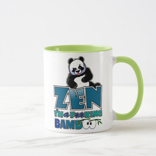 Bad panda i'm a f**king bamboo tasse (Rechts)