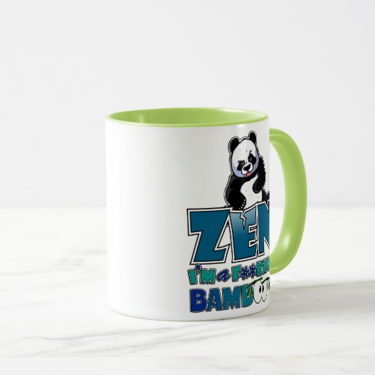 Bad panda i'm a f**king bamboo tasse (VorderseiteRechts)