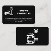 Bad Parking Visitenkarte (Vorne/Hinten)