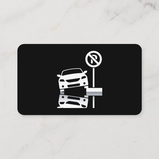 Bad Parking Visitenkarte (Rückseite)