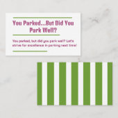 Bad Parking Visitenkarte (Vorne/Hinten)