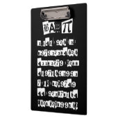 BAD PI - falsch Klemmbrett (Links)