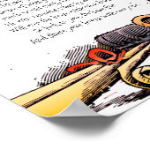 Bad Poetry Day Funny Drink Spielregeln Gedicht Poster (Ecke)