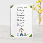 Bad Poetry Society - Gerne zum Geburtstag! Karte (Gelbe Blume)