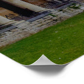 Bad, Pulteney Bridge. Poster (Ecke)