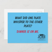 Bad Pun Vater Joke Designed Postkarte (Vorne/Hinten)