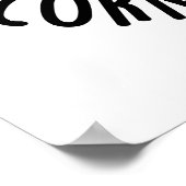 Bad Puns geben mir Mais-Stipation Funny Mais Pun Poster (Ecke)