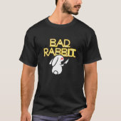 Bad Rabbit Bunny mit Knife Hater antisoziales Intr T-Shirt (Vorderseite)