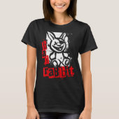 Bad Rabbit Rabbit als Grunge-Parodie T-Shirt (Vorderseite)