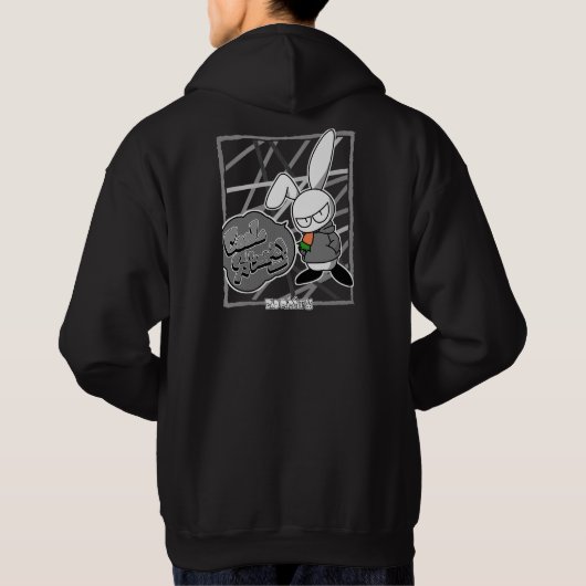 BAD RABBIT SERIES – Deadpan Bunny Attitude Tees (Rückseite)