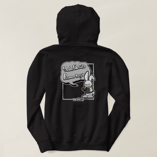 BAD RABBIT SERIES – Deadpan Bunny Attitude Tees (Design Rückseite)