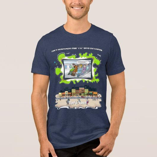 Bad Reeds | Absurd Situational Humor Tri-Blend Shirt (Vorderseite)