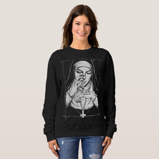 bad religion naughty nuns sweatshirt (Vorne ganz)