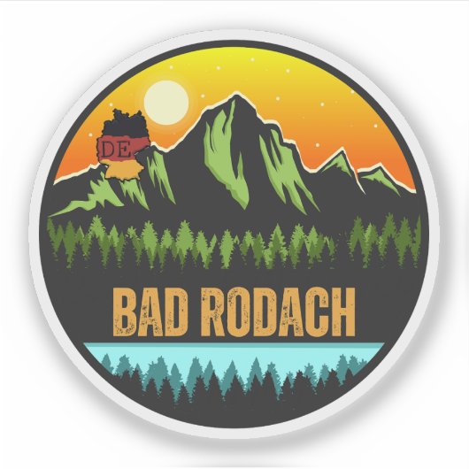 Bad Rodach, Deutschland Aufkleber (Vorderseite)