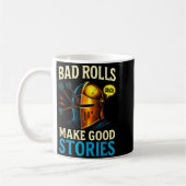 Bad Rolls Make Good Stories - Rpg Gaming Fun Kaffeetasse (Links)