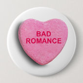 BAD ROMANCE CANDY HERART BUTTON (Vorderseite)