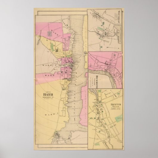 Bad, Sagadahoc-Landkreis Poster (Vorne)