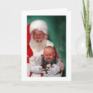 Bad Santa Card Feiertagskarte