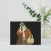 Bad Santa Claus Feiertagspostkarte (Stehend Vorderseite)