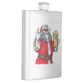 Bad Santa Claus, Rock, Bier und Zigar Flachmann (Rechts)