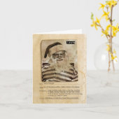 Bad Santa Joke Feiertag Gruß Karte (Gelbe Blume)