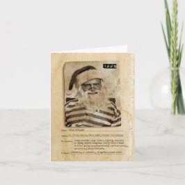 Bad Santa Joke Feiertag Gruß Karte