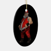 Bad Santa Keramikornament (Rechts)