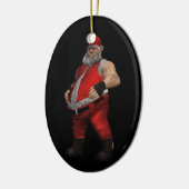 Bad Santa Keramikornament (Links)