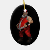 Bad Santa Keramikornament (Hinten)