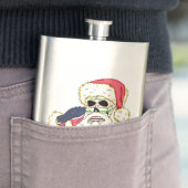 Bad Santa Skull Flachmann (Beispiel)