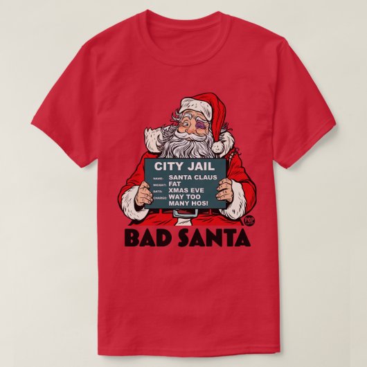BAD SANTA T-Shirt (Design vorne)