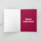 Bad Santa Weihnachtskarte Feiertagskarte (Innenseite)