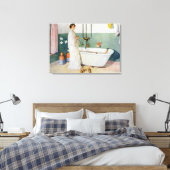 Bad Scene - Lisbeth, pub. in 'Lasst Licht Hin Leinwanddruck (Insitu (Schlafzimmer))