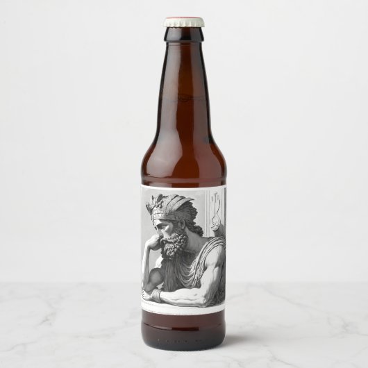 Bad Sign Bierflaschenetikett (Vorderseite)