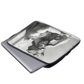 Bad Sign Laptopschutzhülle (Vorne Knopf)