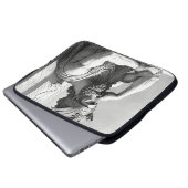 Bad Sign Laptopschutzhülle (Vorne Knopf)