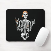 Bad Skeleton Hand Rock Sommer Halloween Skull Wome Mousepad (Mit Mouse)