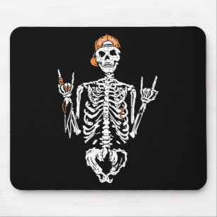 Bad Skeleton Hand Rock Sommer Halloween Skull Wome Mousepad