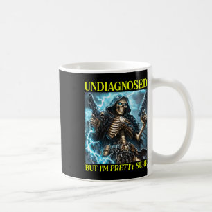 Bad Skeleton Undiagnostizierter Autismus Brainrot Kaffeetasse