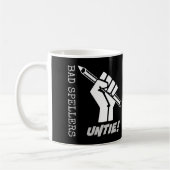 Bad Spellers Untie! Angestifteter Faustgrammar-Spa Kaffeetasse (Links)