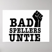 Bad Spellers Untie Poster (Vorne)