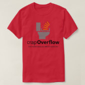 Bad Stack Overflow dunkel auf Licht T-Shirt (Design vorne)